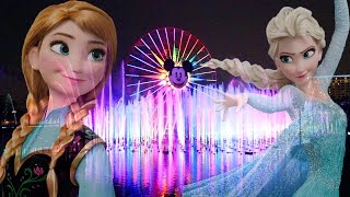 Frozen Highlights World of Color Winter Dreams Disneyland Resort California Adventure [upl. by Airetnuhs892]