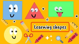 Lets Learn Different Shapes Maths Made Easy for All [upl. by Ramuk]