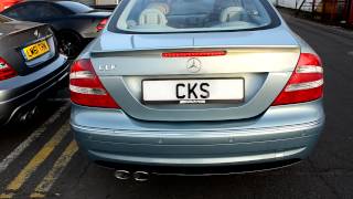 Mercedes W209 CLK320 Coupe CKS Sport Exhaust [upl. by Robert]