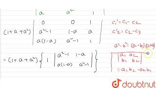 Show that the following determinant is a perfact square  1aa2a21aaa21 [upl. by Irme]