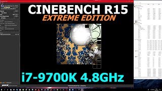 Cinebench R15 Extreme Edition i79700K48GHz [upl. by Eneladgam]