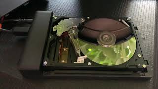 7200rpm Hard Drive running without the cover [upl. by Sackville]