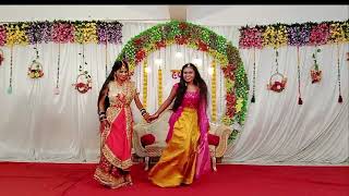 O jiji dance and papa khte hai Sisters Dance in Sangeet [upl. by Lamoureux988]