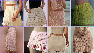 Very Attractive amp Trendy Crochet Long Skirts Designs Ideas 2024 [upl. by Nothgierc]