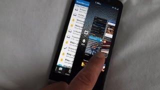 How to use gestures on the BlackBerry Z30 [upl. by Tobe]