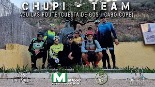 AGUILAS ROUTE CUESTA DE GOS  CABO COPE  CHUPI TEAM 231124 [upl. by Annoyk]