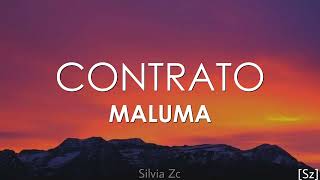 Maluma  Contrato Letra [upl. by Drawets]