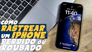 Como RASTREAR LOCALIZAR e BLOQUEAR IPHONE PERDIDO ou ROUBADO [upl. by Nylrats]