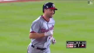 Max Scherzer First Career Home Run [upl. by Arodasi]