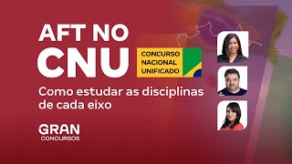 AFT no Concurso Nacional Unificado  Como estudar as disciplinas de cada eixo [upl. by Guenevere]