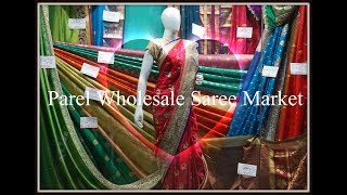 ParelHindmata wholesale saree market  Parel Hindmata market 2017 [upl. by Benge]