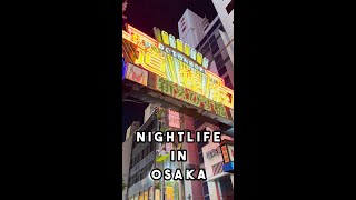 Osaka Dotonbori Nightlife amp Street Food Walking Street in Japan 🇯🇵 [upl. by Eidak460]