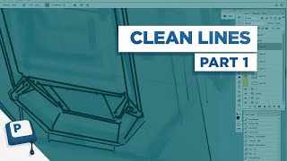 Clean Photoshop Linework Pt 1 [upl. by Naro]