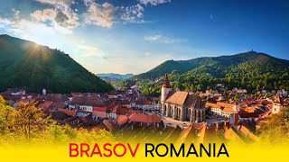 Brasov Romania  The Most Visited city in Romania Walking Tour 4K UHD [upl. by Ordnael912]