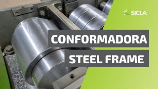 Conocé como trabaja nuestra MÁQUINA CONFORMADORA DE STEEL FRAME [upl. by Werra]