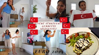 TEK YÃœREK TÃœRKÄ°YEMÄ°ZÄ° KUTLADIK ðŸ‡¹ðŸ‡·ðŸŽ‰ GURBETÃ‡Ä°LERÄ°N SEVÄ°NCÄ°  EURO 2024 VLOG [upl. by Ahseret]