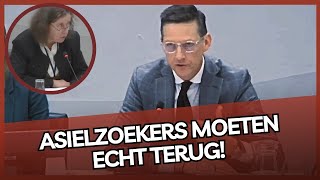 Eerdmans JA21 kraakt beleid Faber Asielzoekers moeten echt terug [upl. by Eirrek]