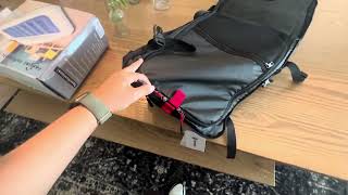 tomtoc Travel Backpack 40L Review [upl. by Jarv]