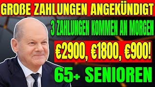 Für Rentner 3 Direktzahlungen angekündigt von Olaf Scholz für die Gesetzliche Rentenversicherung [upl. by Anawk]