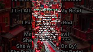 Paint The Town Red  Doja Catlyrics shorts [upl. by Akired]