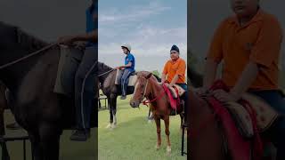 Horse Riding training school student 🐎❤️ Davindernirman sharemarket davindernirman [upl. by Cirederf]