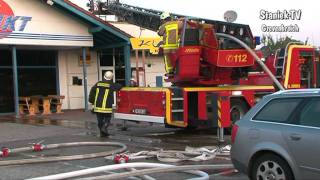 BRAND im Einkaufzentrum Rommerskirchen  2592011 [upl. by Gerdy]