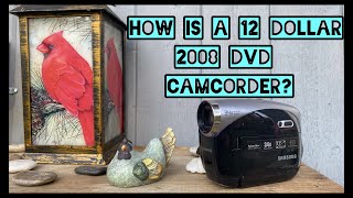 I bought An Old Samsung DX103 Camcorder For 12 dollars [upl. by Elleynad]