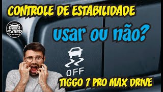 TIGGO 7 PRO MAX DRIVE  Como configurar o Controle de Estabilidade [upl. by Leahkim]