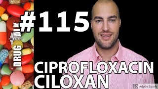 CIPROFLOXACIN CILOXAN PHARMACIST REVIEW  115 [upl. by Lecram]