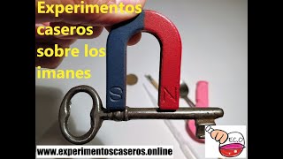 INSTRUCCIONES Y EXPLICACIÓN CIENTÍFICA Experimentos caseros para niños sobre el magnetismo [upl. by Ayifa]