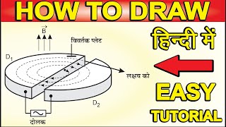 How to Draw Cyclotron Particle Accelerator Diagram By Seekh Raha Hoon [upl. by Eissim]