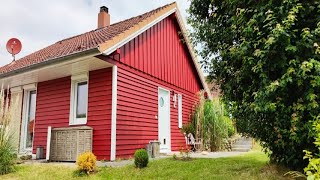 Garten Rundgang Ferienhaus quotSeesternOstseequot in Schönwalde nur 200m vom See entfernt  Ostseeurlaub [upl. by Aseneg]