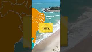 10 Praias mais Bonitas do Nordeste Brasileiro Coqueirinho João Pessoa viagem paraiba nordeste [upl. by Vig]