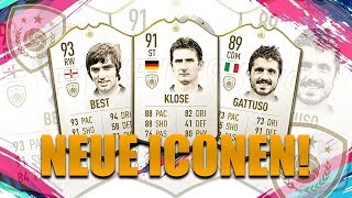 FIFA 19  24 KRASSE NEUE ICONS 😍😱 ft BEST KLOSE amp GATTUSO [upl. by Sivram]