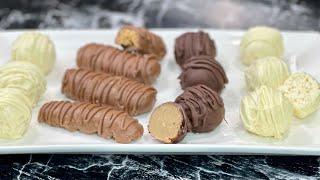 3 ingrédients pour 3 friandises chocolatées à faire pour les fêtes 🍫 Sans cuisson et prêt en 10 min [upl. by Spancake]