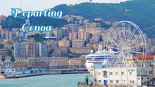 MSC Cruises Western Mediterranean Part 2 Departing Genoa [upl. by Nerrad]