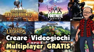 Crea giochi Multiplayer GRATIS  Game Dev [upl. by Laven]