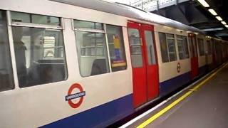 A terminating A stock train arrives at Whitechapel East London Line [upl. by Idarb]