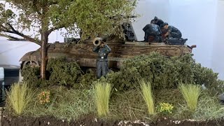 135 Meng king tiger diorama [upl. by Carlota]