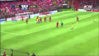 Golazo del Gallito Vázquez Leon Vs Toluca [upl. by Judenberg]