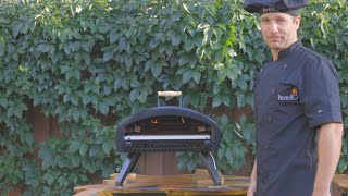 Cooking a Pizza in the Bertello Wood Fire amp Gas Outdoor Pizza Oven  Unedited [upl. by Norward]