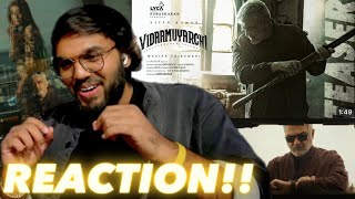 Vidaamuyarchi Teaser Whattaa Production Value  REACTION [upl. by Malaspina]