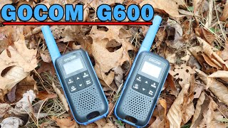 Gocom G600 walkie talkies 16 mile distance 22 channels [upl. by Kylynn]