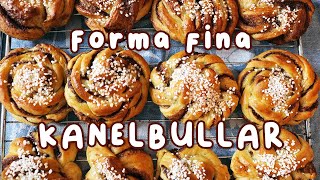 Forma och Snurra Kanelbullar  4 olika sätt  Nystan Snurra Fläta Längd [upl. by Euqnom]