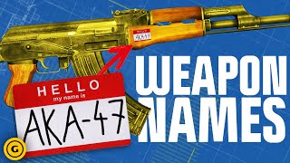 Why Your Favourite Video Game Gun Has A Weird Name  Loadout [upl. by Huppert]