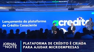 Sebrae lança plataforma de crédito para microempresas I Jornal da Noite [upl. by Malvie436]