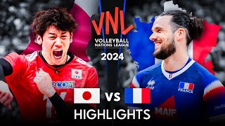 🇯🇵 JAPAN vs FRANCE 🇫🇷  GOLD MEDAL MATCH  Highlights  Mens VNL 2024 [upl. by Imoyn76]