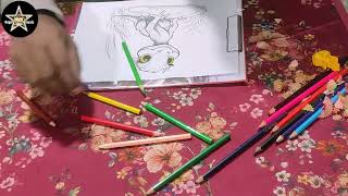 How To Colour Cute Frog 🐸🐸🐸  Full Colour Art Tutorial [upl. by Aiset657]