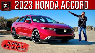 The 2023 Honda Accord Takes On A More Premium Electrified Family Car Mission [upl. by Collum]