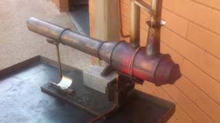 Handmade Pulse Jet engine Pressure Jet Burn Jet [upl. by Anilra908]